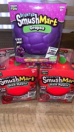 Smushmart scented grape , apple squishy squeeze toy