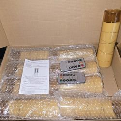 🕯️ Flameless LED Candle Set – 9 Candles w/ Remote & Timer (Plastic)