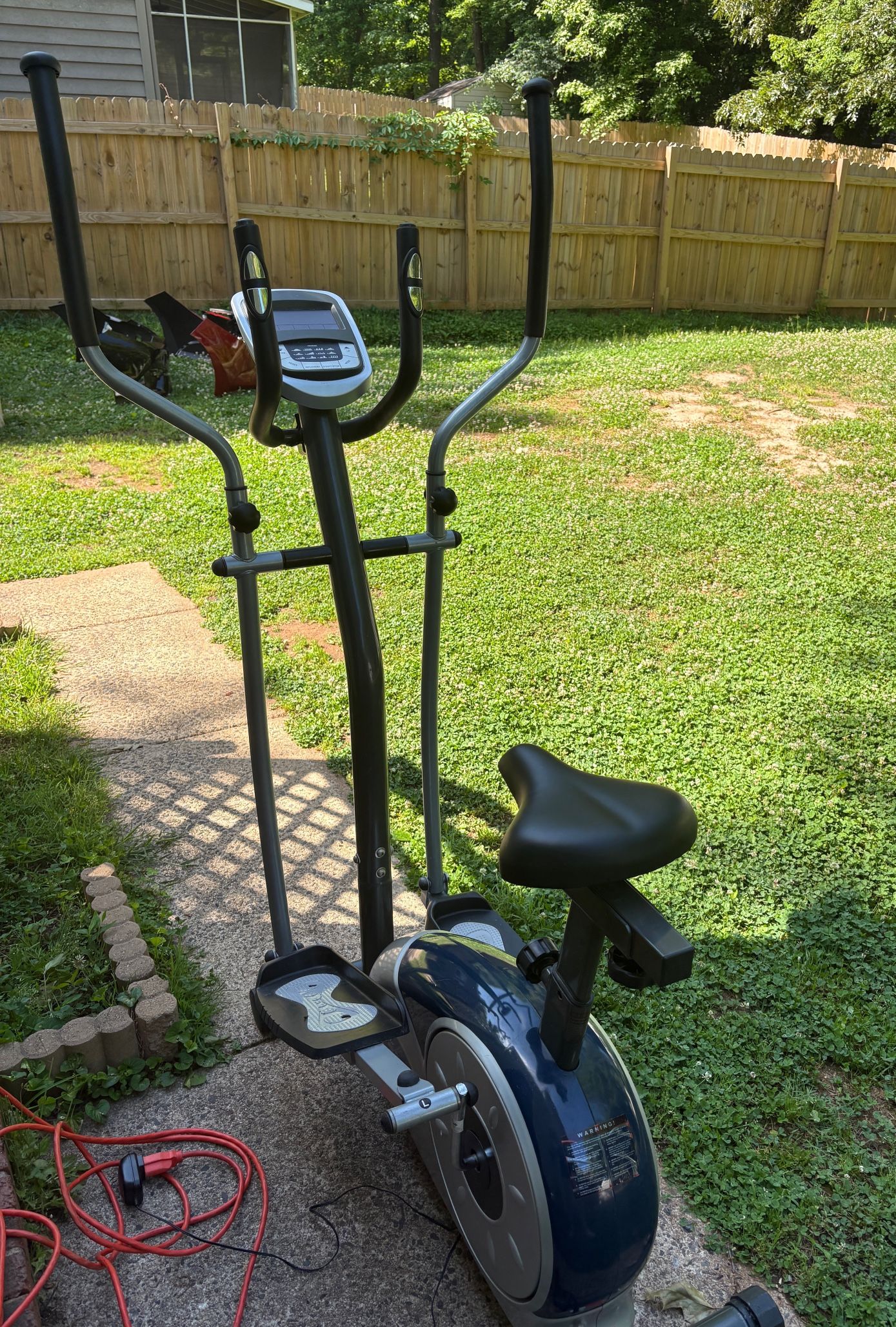 Dual Trainer Elliptical Bike – 2-in-1 Cardio Machine