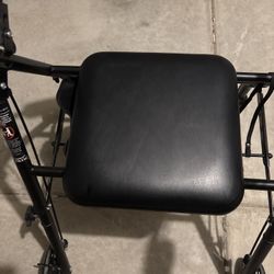 Black Walker With Comfortable Seat & Storage