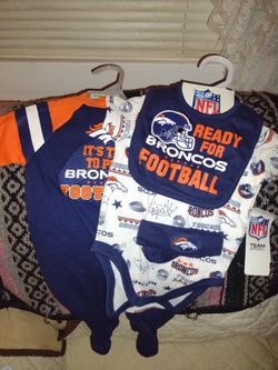 Infant Nfl Denver Bronco Sleepers