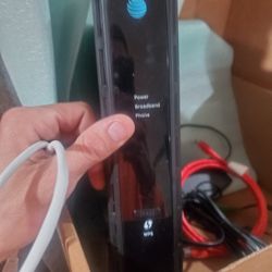 At&t Arris Modem And The Netgear Pro Safe And A Bridge