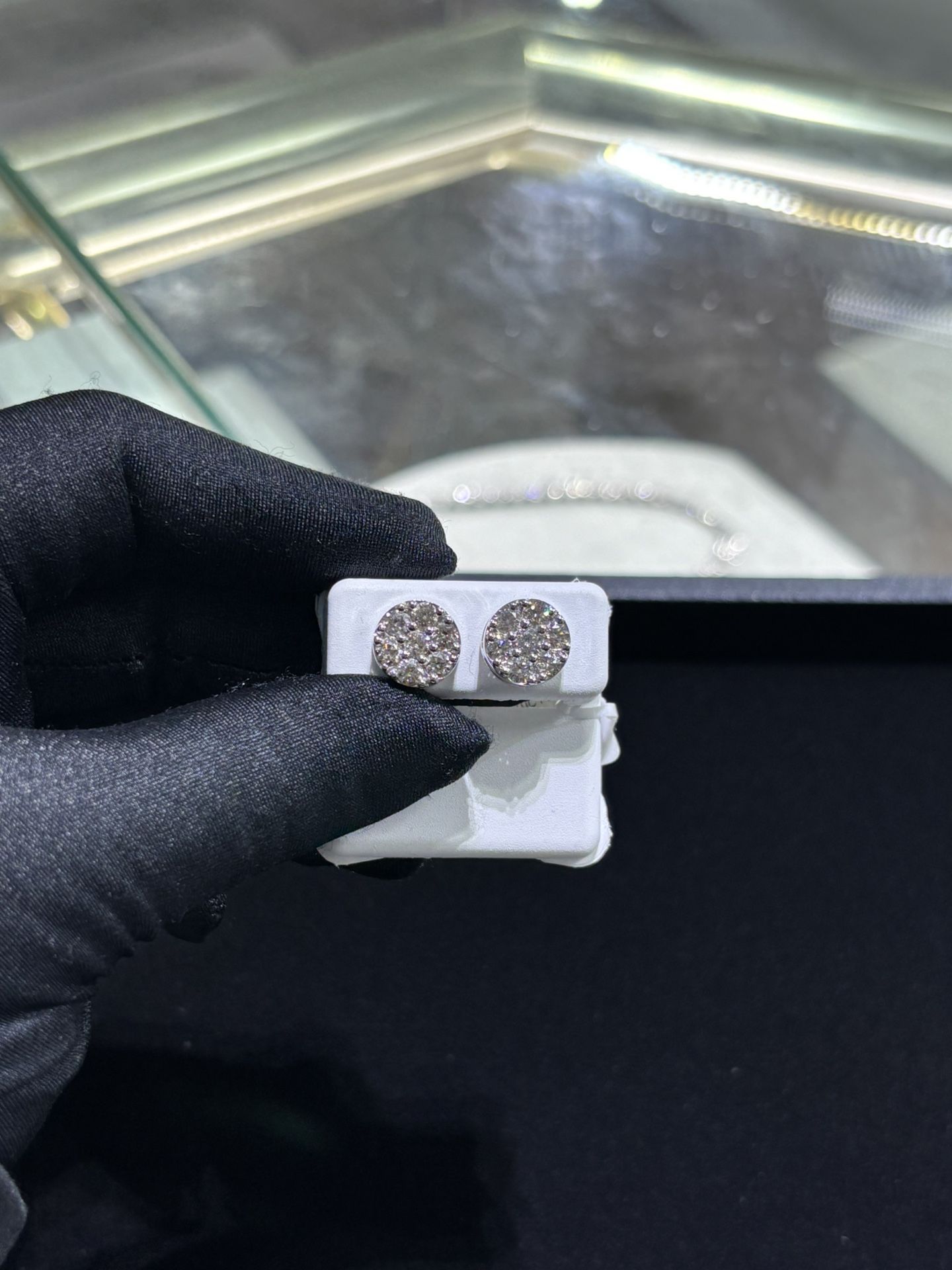 10k Gold Diamond Earrings