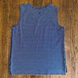 🍋Lululemon Blue /White Striped Muscle Tank 10 (  NWT $58) 