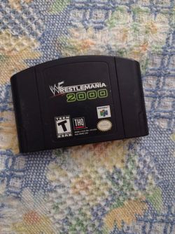 Nintendo 64 wrestlemania 2000 price is firm $40 today only