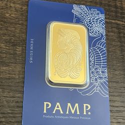 1 OZ Pamp Gold Bar