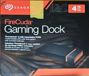 Seagate FireCuda Gaming Dock 4TB