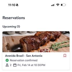 Dinner Reservations To Avendida Brazil 