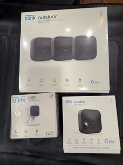 Blink Outdoor 3-Camera System + Mini + Add-On Bundle