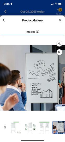 Double Sided White Board