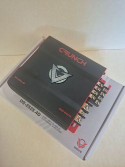 CRUNCH 2525 WATTS 4 CHANNEL BUILT IN CROSSOVER CAR AMPLIFIER
