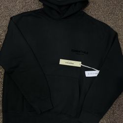 Black Essentials Hoodie
