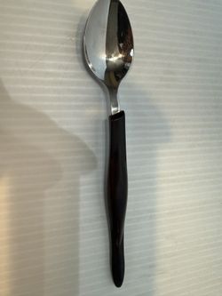 CUTCO CUE1 Stainless Classic Black Brown Glossy Silverware 