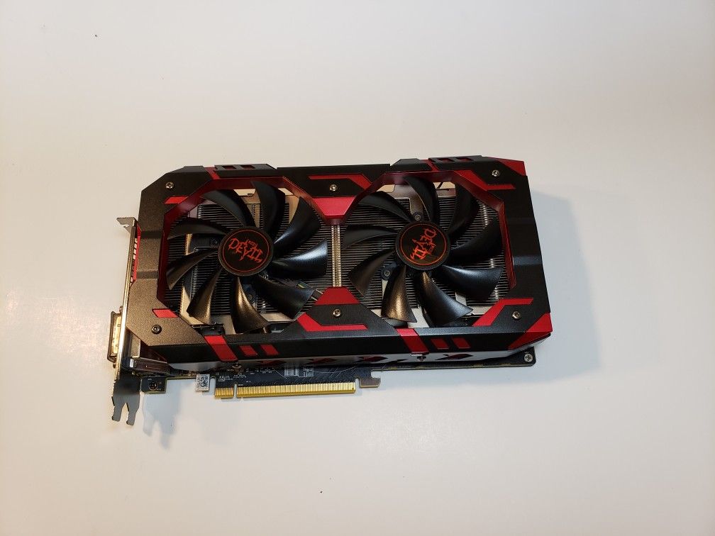 Radeon RX 580 Red Devil - 8gb - extra video card! Like NEW!