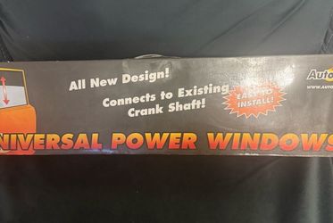 Universal Power Window Conversion Kit For Manual Hand Crank Windows