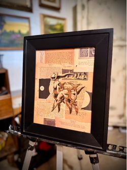 General Astronomy, Page Zero- The Arceus Theorem Mixed Media Artwork