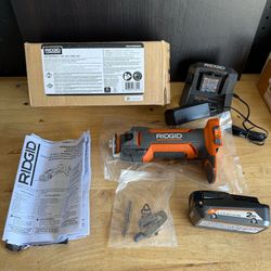 RIDGID 18V Drywall Cut-Out Tool Kit with 2.0 Ah Battery and Charger