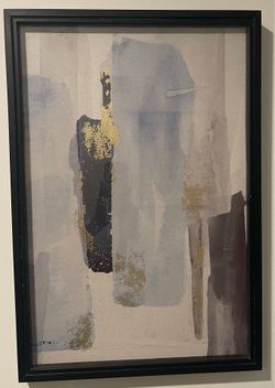 Abstract Art in Glass Case Frame - Pair (2).