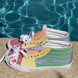 VANS PRIDE SK8-MID Men - Multi True White new with tags size 10 no box