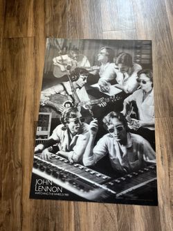 Watching the Wheels Holographic John Lennon Studio Poster