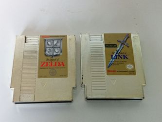 Nintendo NES the Legends of Zelda & Zelda part 2 video games $100 For Both