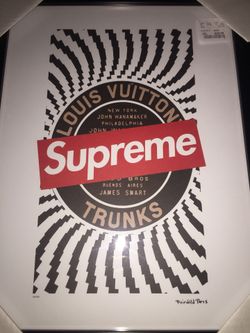 Supreme Louis Vuitton Fairchild Paris wall art