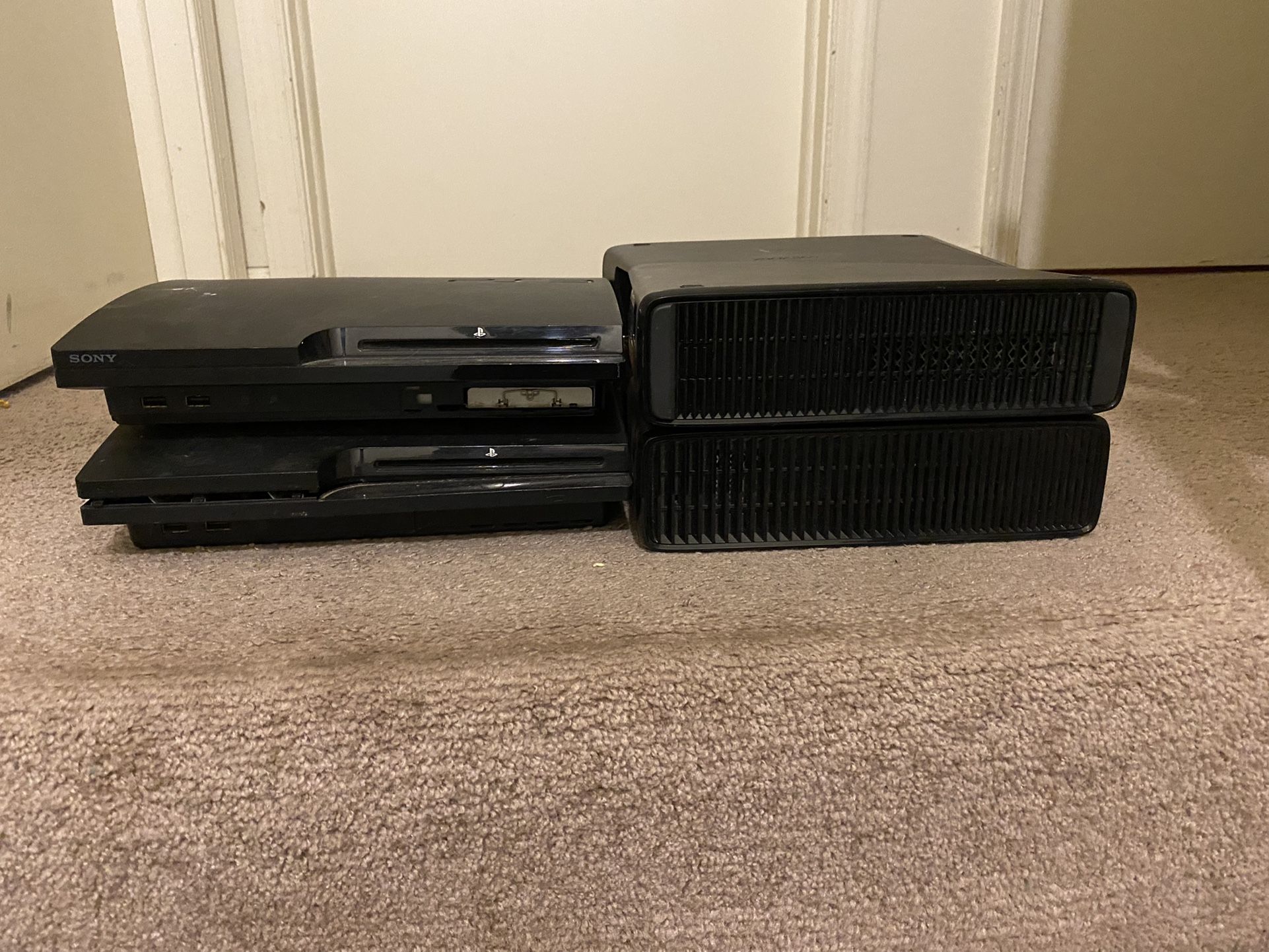 2 ps3s 2 xbox 360s (need Fixed)