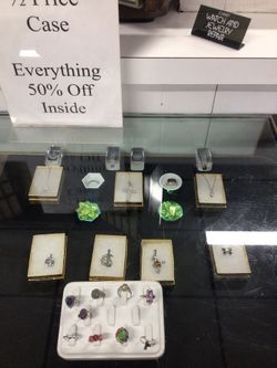 Silver and Gold Half Price Case Silver Rings are $25 each