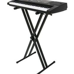 Alesis 88 Key Keyboard Piano with 480 Sounds, Speakers, USB MIDI, Sheet Music Tablet Rest, Power Adapter and Piano  With Stand And Pedal