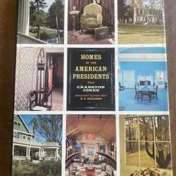 Large Book Of Homes Of American Presients