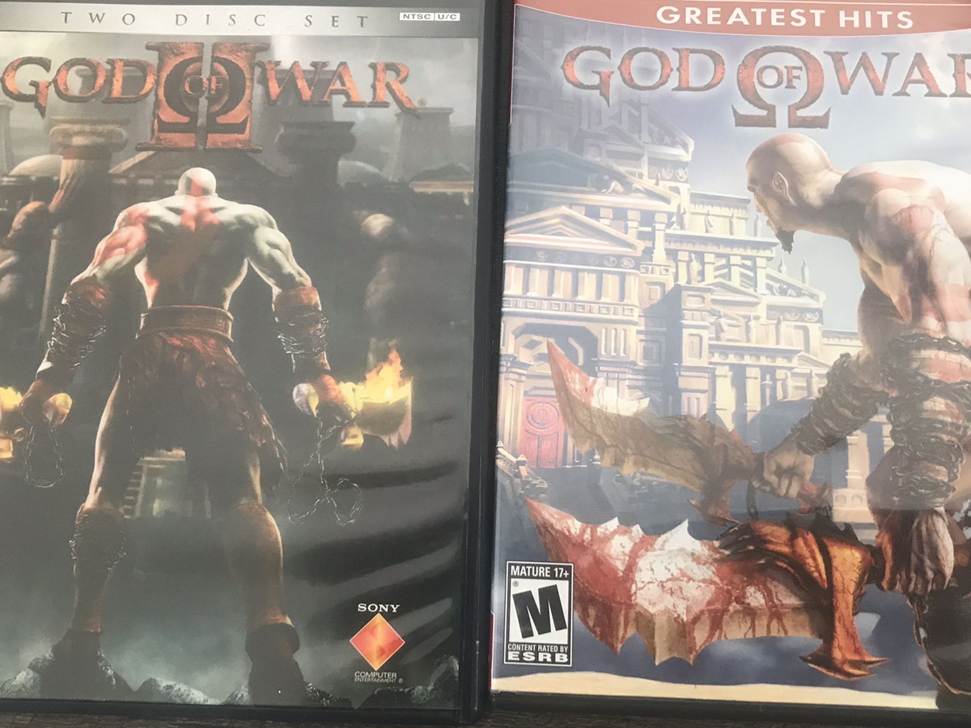 Ps2 Games God Of War 1 And 2