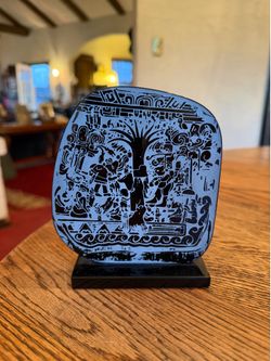 Vintage Tree of Life Plaque Izapa Stela Replica Lehi Dream Interpretation Guide