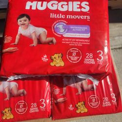 Huggies 84 Count Total. 