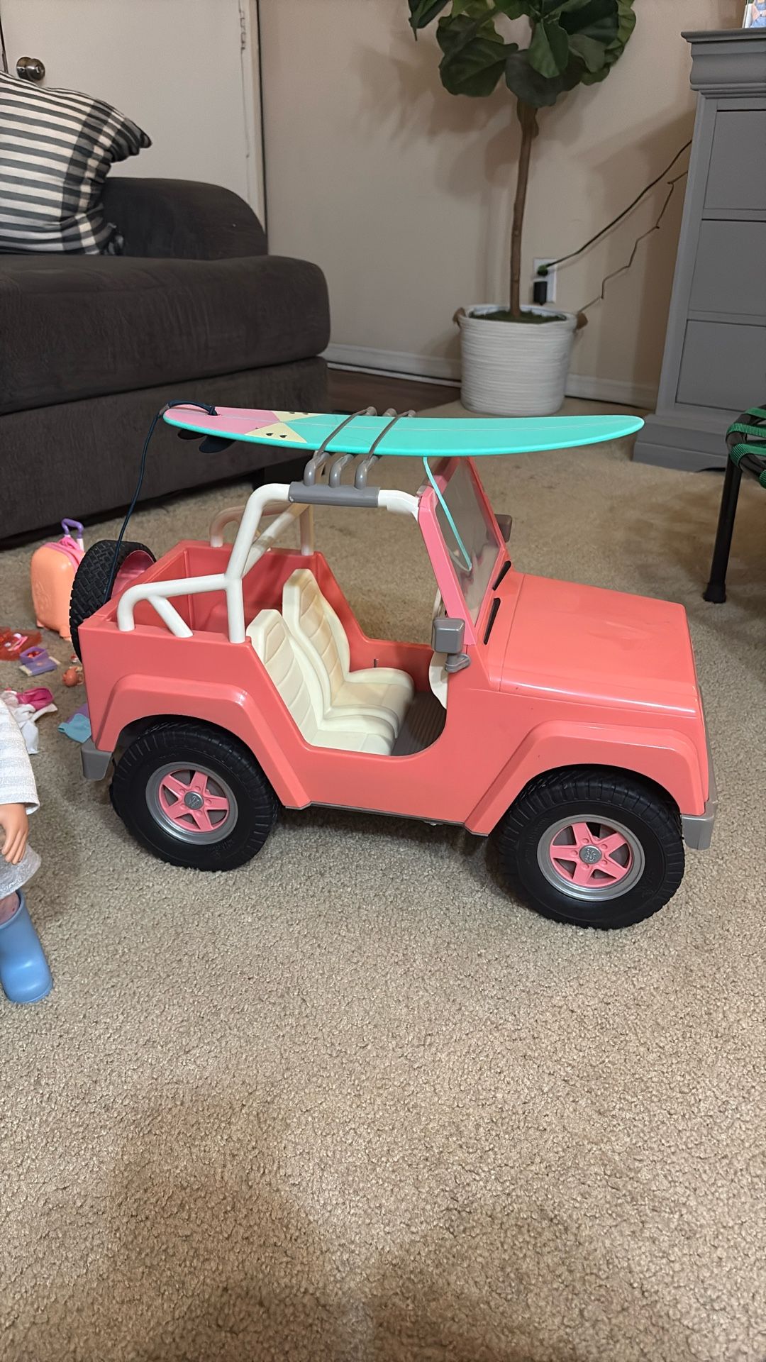 OG Off Roader 4x4  Doll Vehicle Jeep