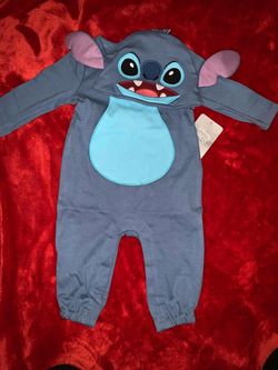 Disney Baby Stitch Costume Romper with Hood