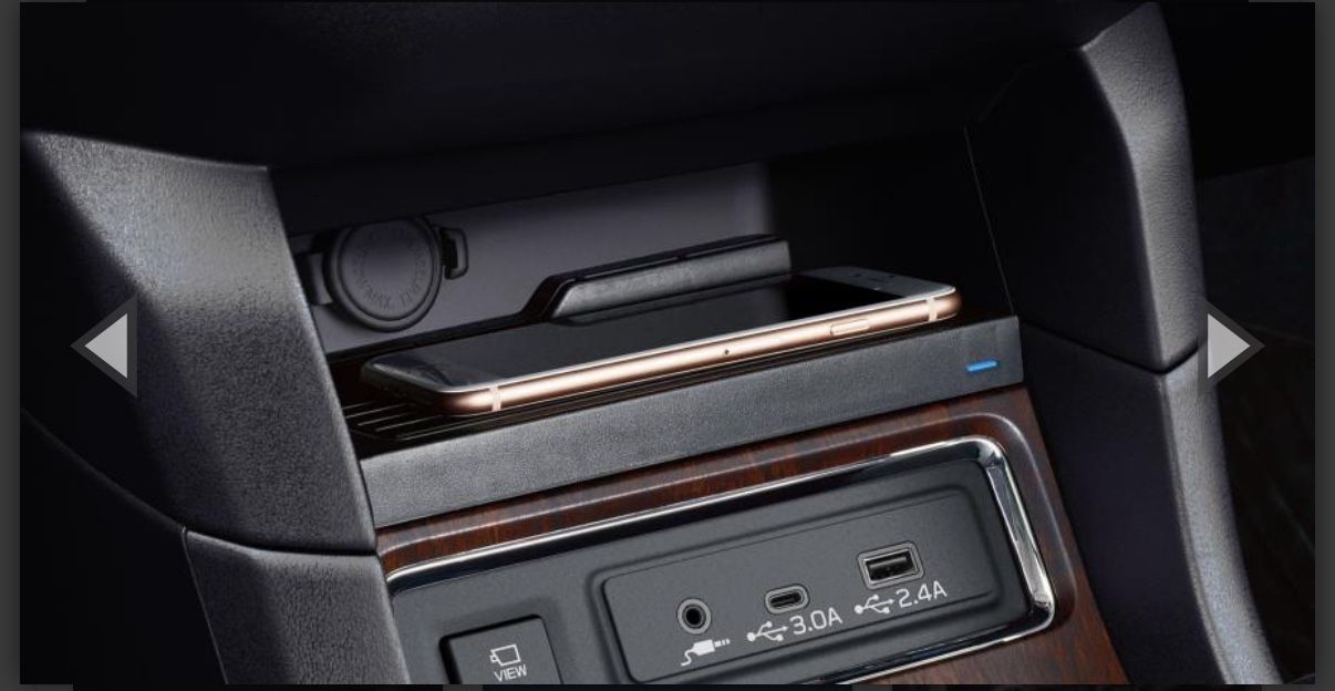 Subaru Ascent Wireless Charge