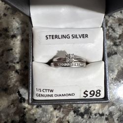 Forever Bride Rings Silver Size 7