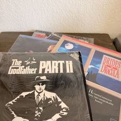 Lot Of Vintage Laserdiscs Videos 