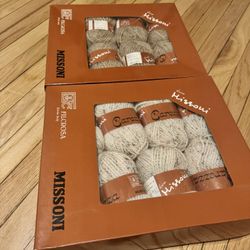 Missoni Linea Missoni Carezza Italian Yarn - 2 Boxes (16 skeins)