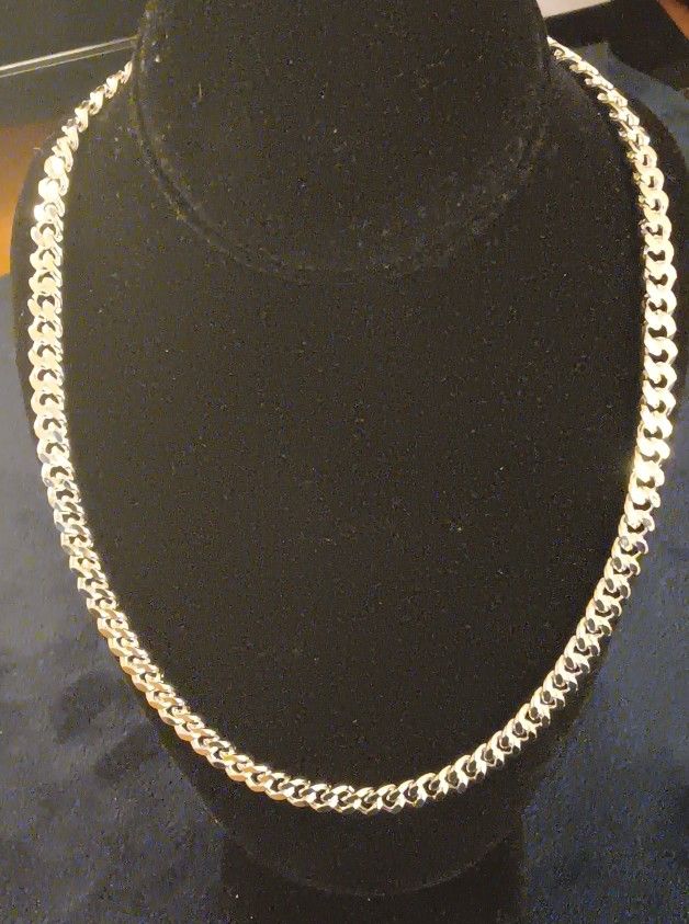 22" Italian Silver Necklace
