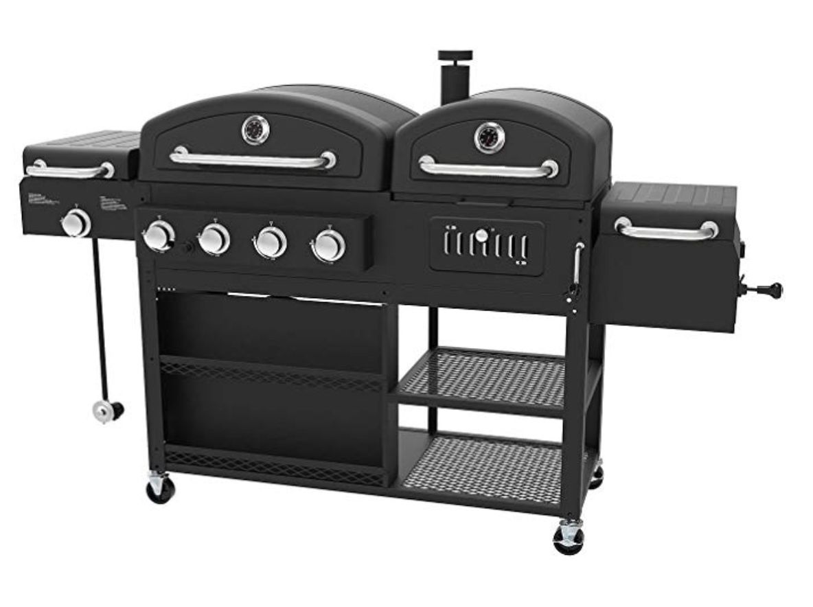 Smoke Hollow 4-in-1 LP Gas Charcoal Smoker Searing BBQ Grill Model PS9900