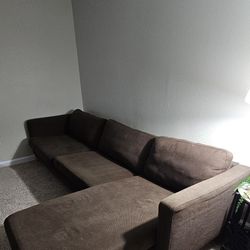 Free Brown Couch (Need Gone ASAP)