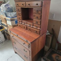 Vintage DAVIS Cabinet Co. Apothecary Secretary Desk