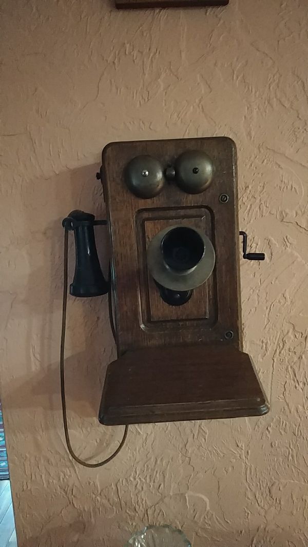 Kellogg antique oak wall phone for Sale in Bothell, WA OfferUp