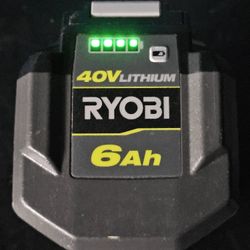 Ryobi 40V Lithium 6ah