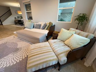 4 piece couch set - Solid Wood Frame