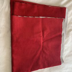 2 Yards Suede Red $5