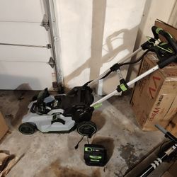 Ego Self-propelled 21 Inch 56 Volt Lawnmower With Battery And Charger
