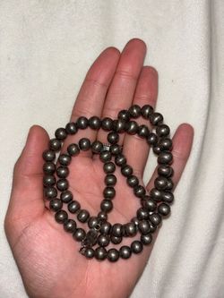Vintage solid Sterling silver necklace