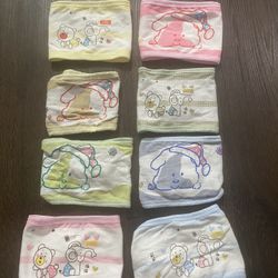 Lot Of 8 Baby Umbilical Cord Belly Bands Adjustable 